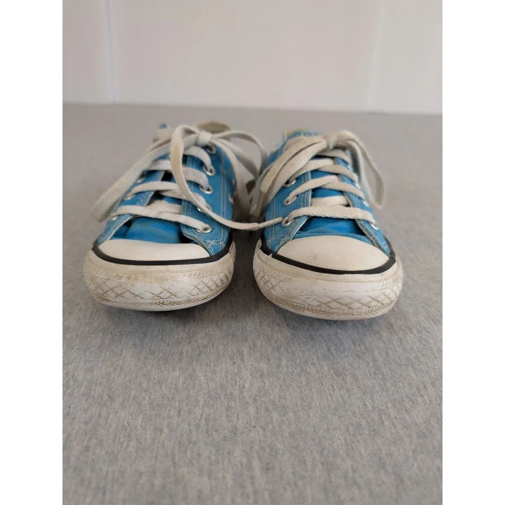 Converse Chuck Taylor All Star Low Top Canvas Lace-Up Sneaker Blue/White 13